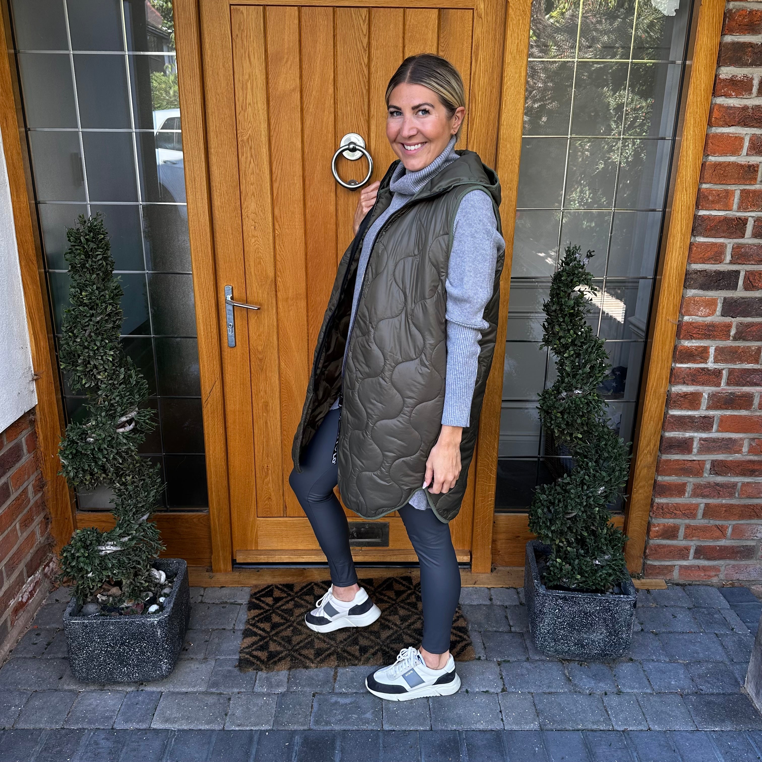 Love Quilted Body Warmer - Blush Boutique Essex