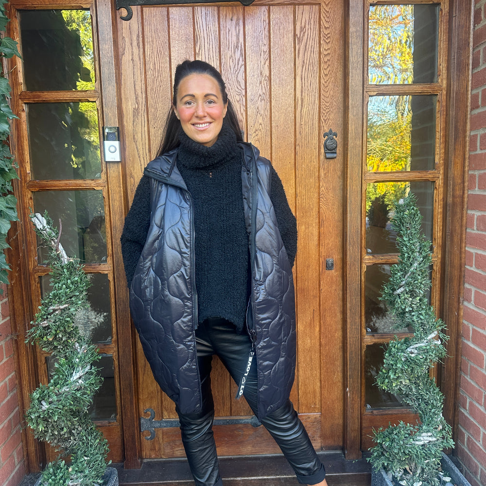 Love Quilted Body Warmer - Blush Boutique Essex