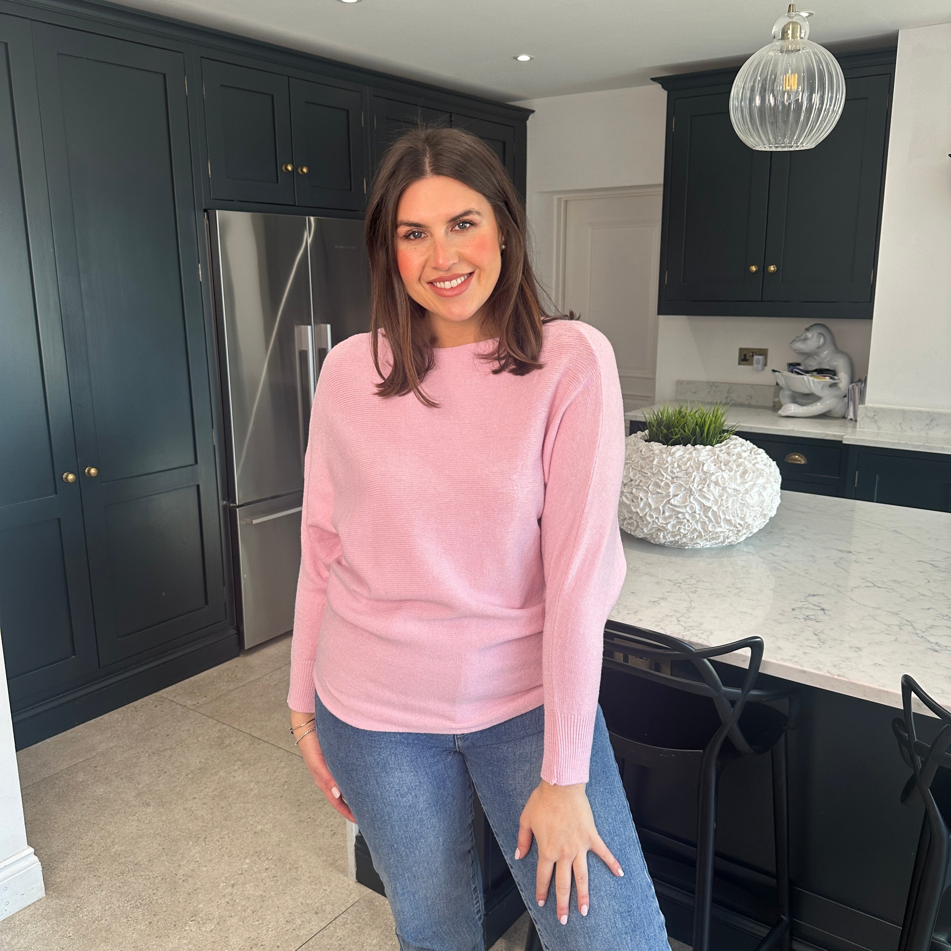 Bree Soft Knit Jumper - Blush Boutique Essex