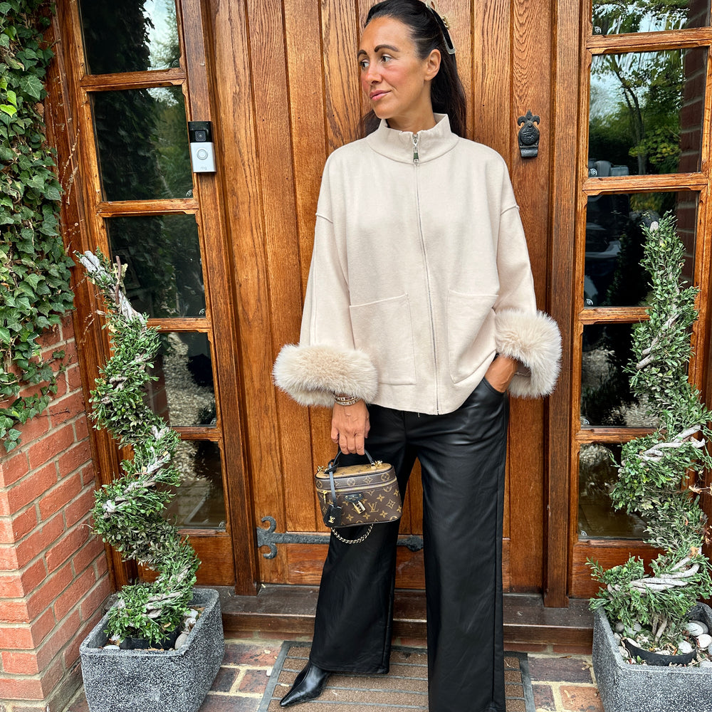 Mylo Faux Leather Trouser
