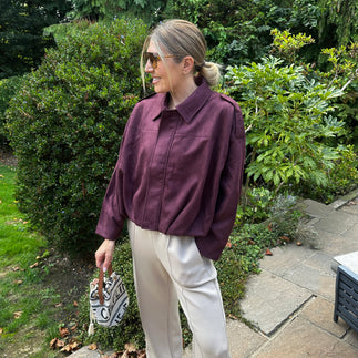 Cherry Bomber - Blush Boutique Essex