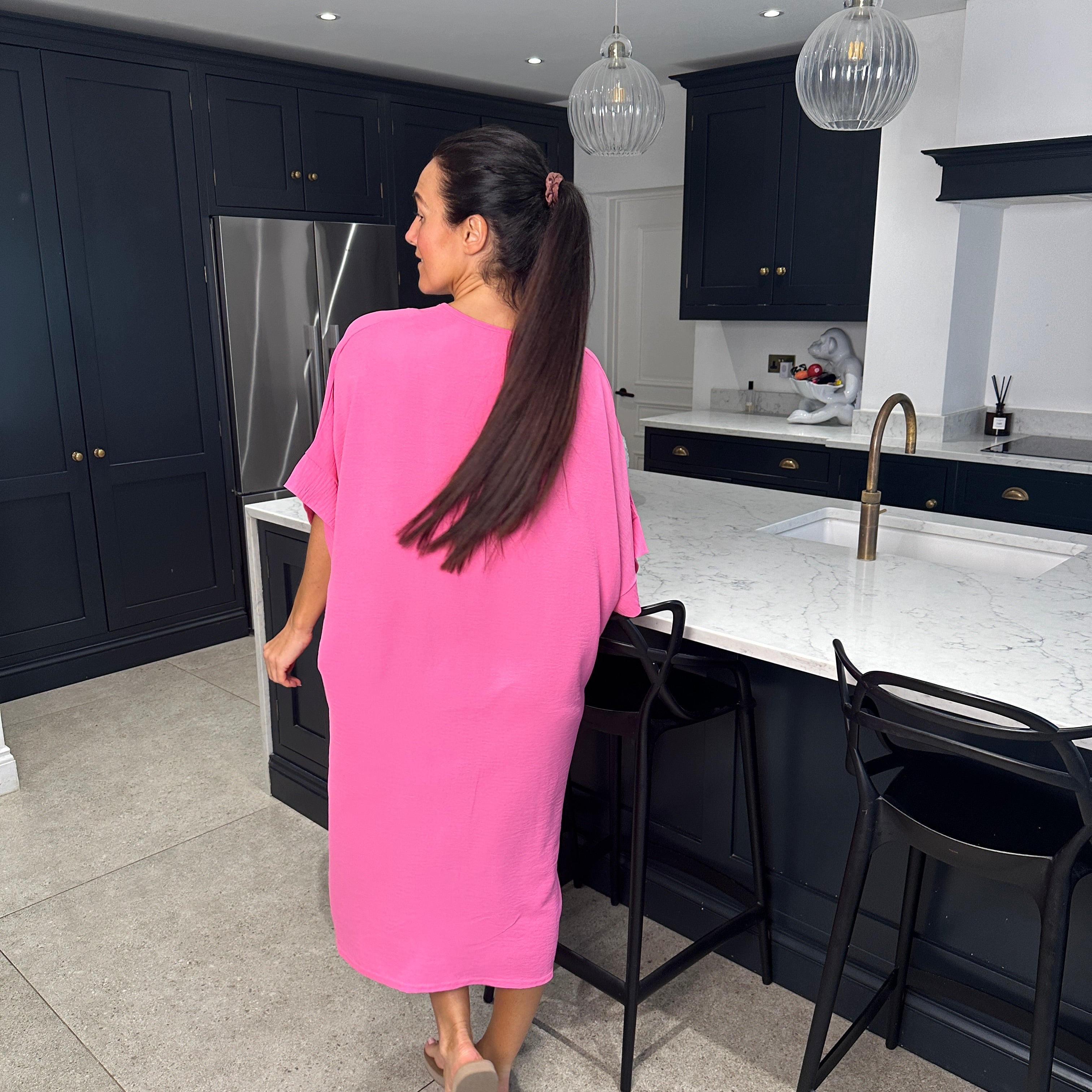 Tiffany Knot Dress - Blush Boutique Essex