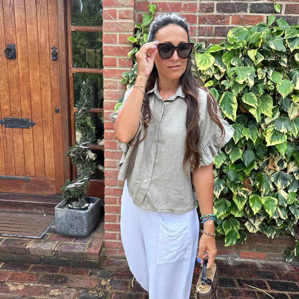 Kayla linen shirt