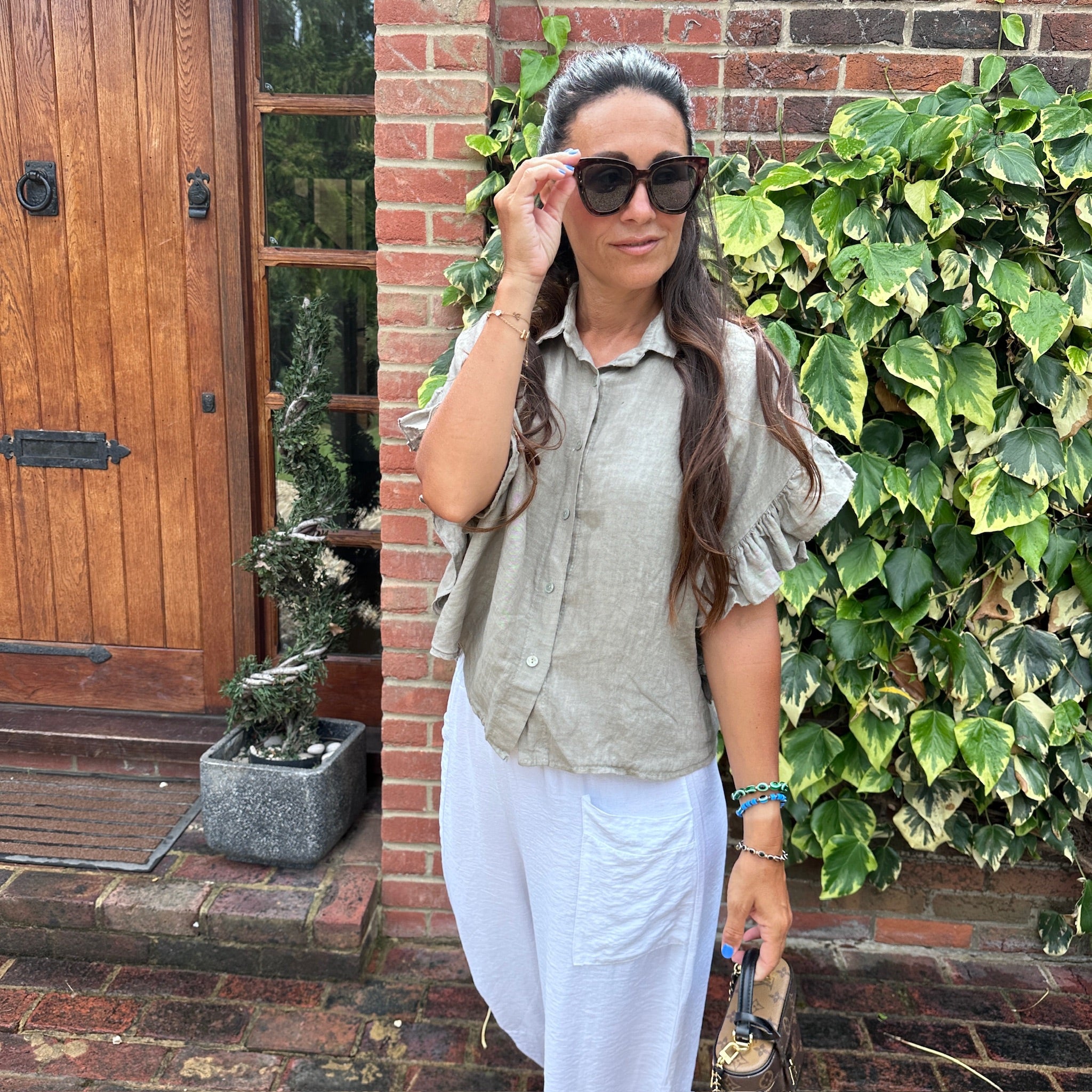 Kayla linen shirt