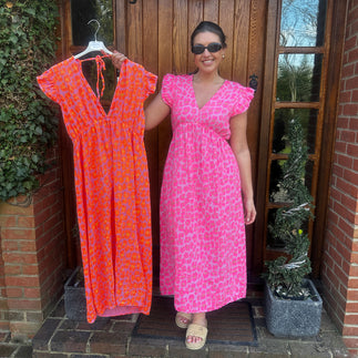 Selena Leopard Dress - Blush Boutique Essex