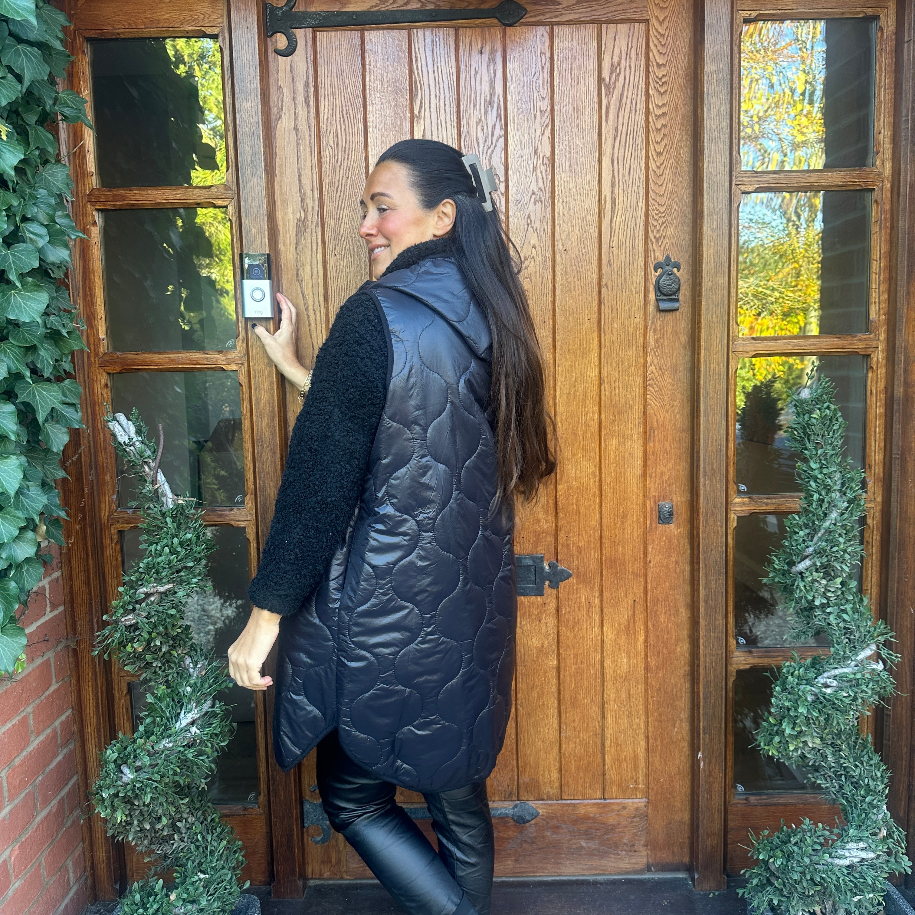 Love Quilted Body Warmer - Blush Boutique Essex