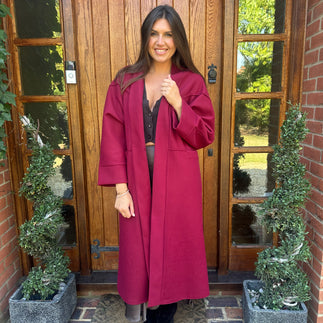 Frank Duster Coat - Blush Boutique Essex