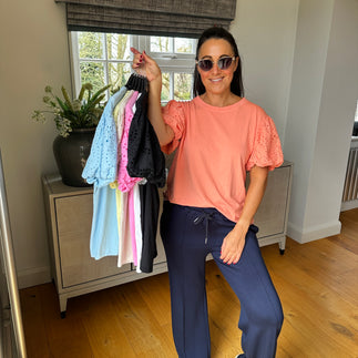 Missy Anglaise Tee - Blush Boutique Essex