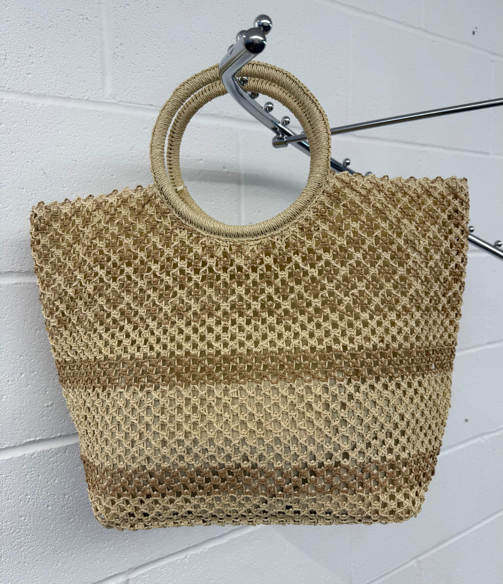 Capri raffia bag - Blush Boutique Essex