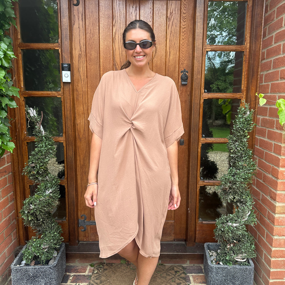 Tiffany Knot Dress - Blush Boutique Essex