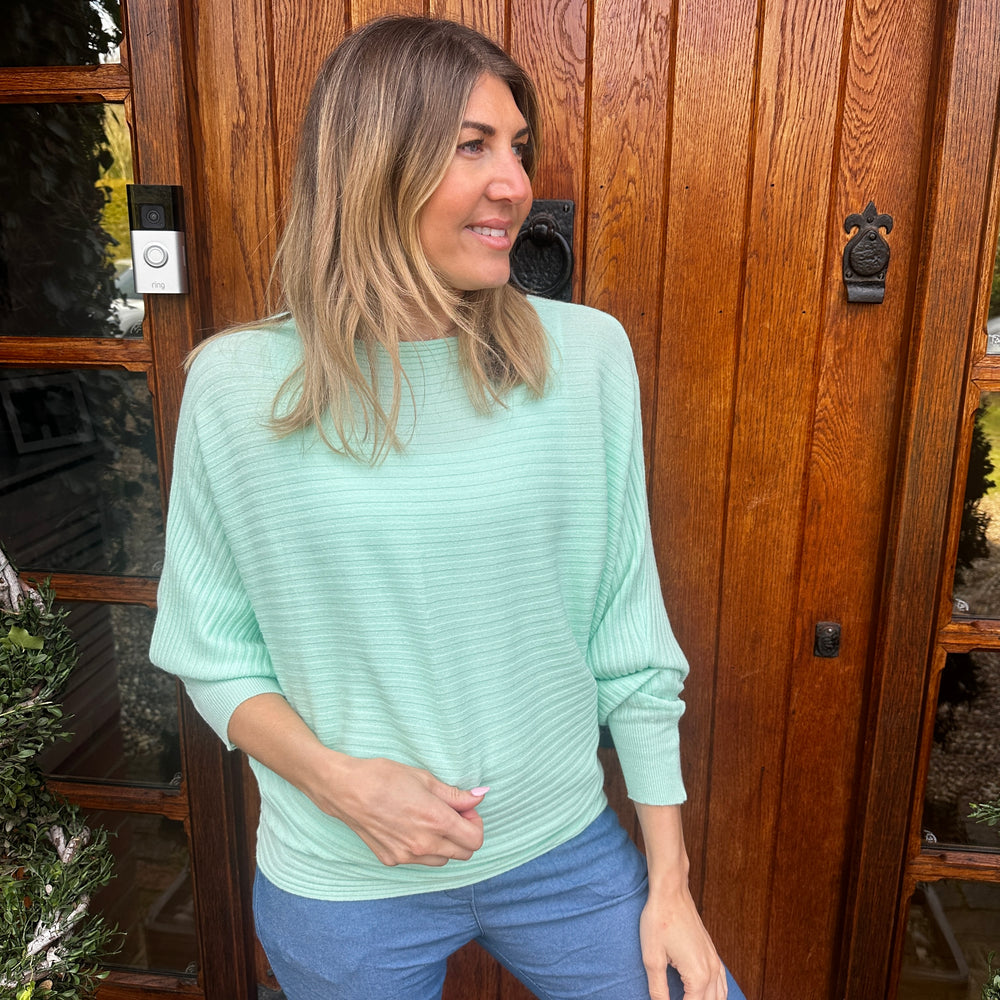 Sammie Ribbed Jumper - Blush Boutique Essex