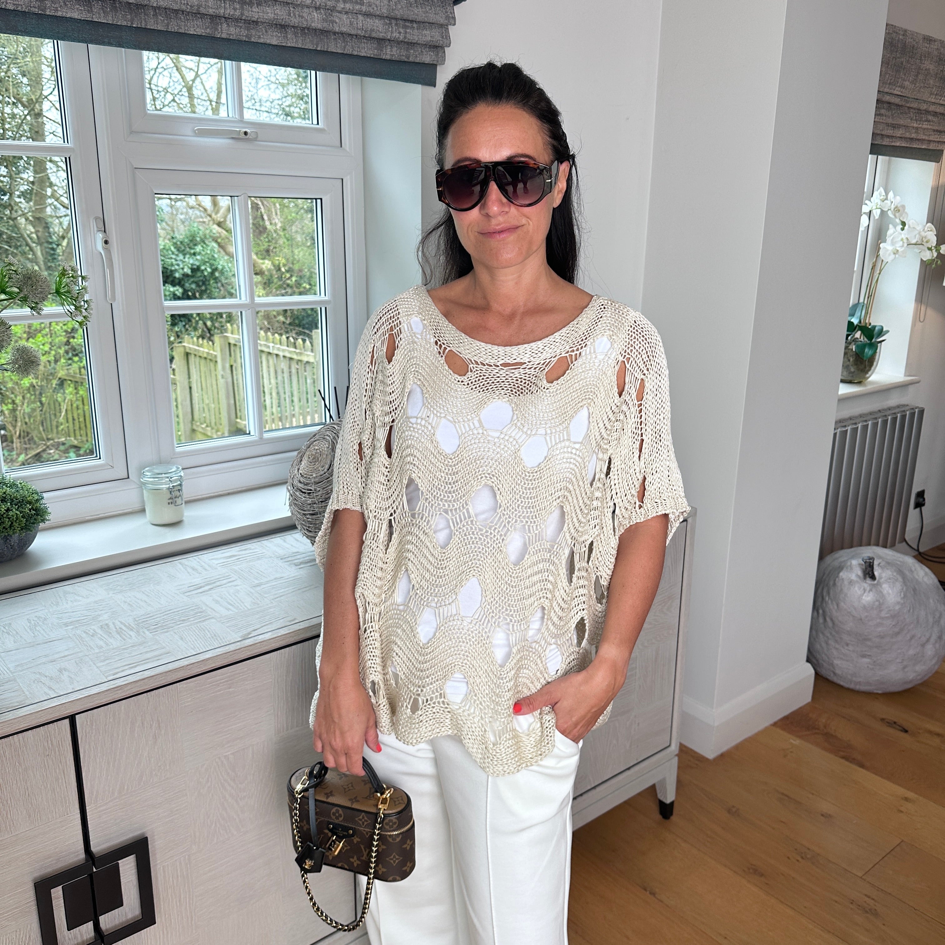 Saffron Crochet Knit - Blush Boutique Essex