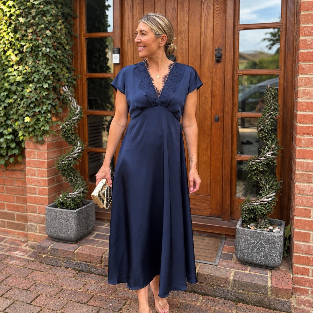 Victoria Satin Dress