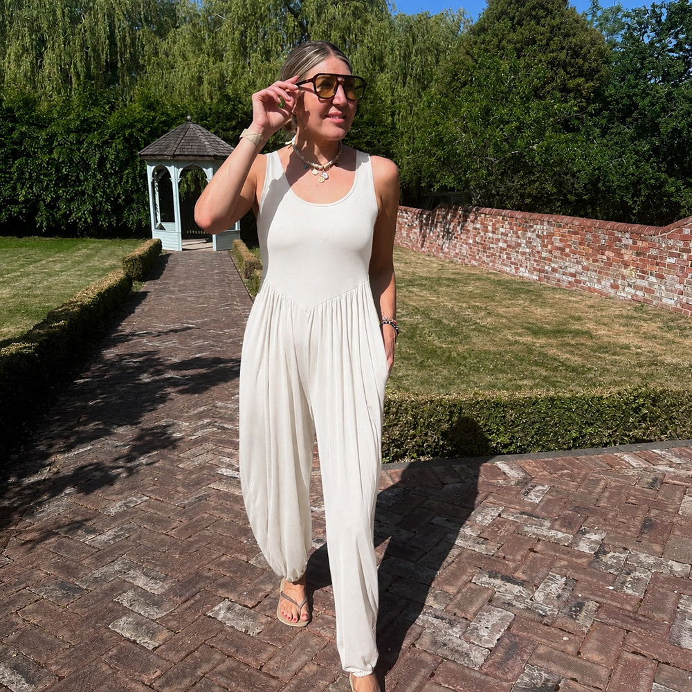 Retreat Jumpsuit - Blush Boutique Essex