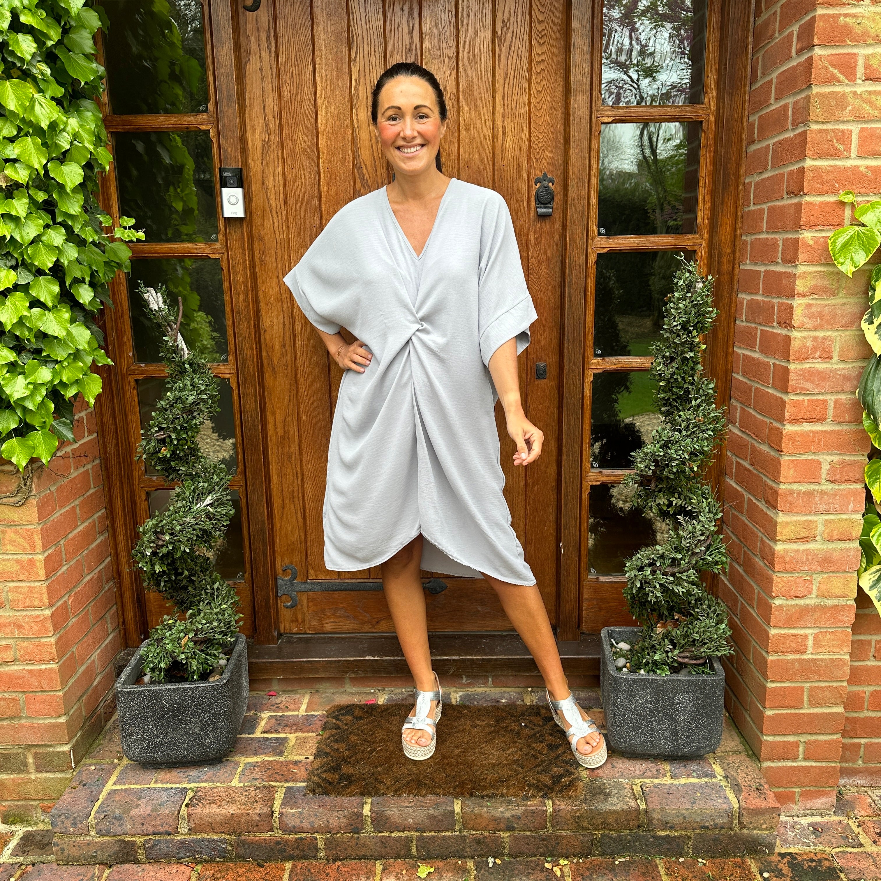 Tiffany Knot Dress - Blush Boutique Essex