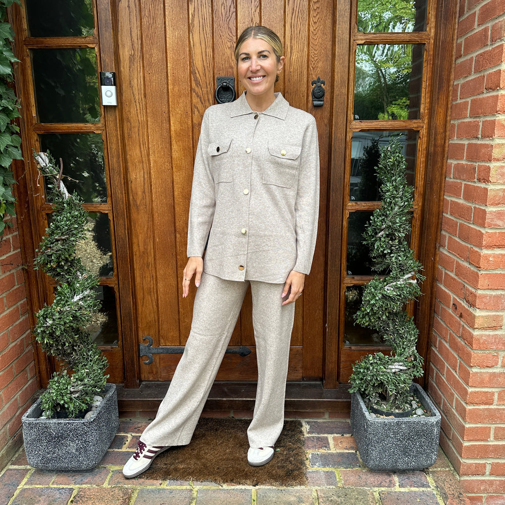 Juliette Button Co Ord - Blush Boutique Essex