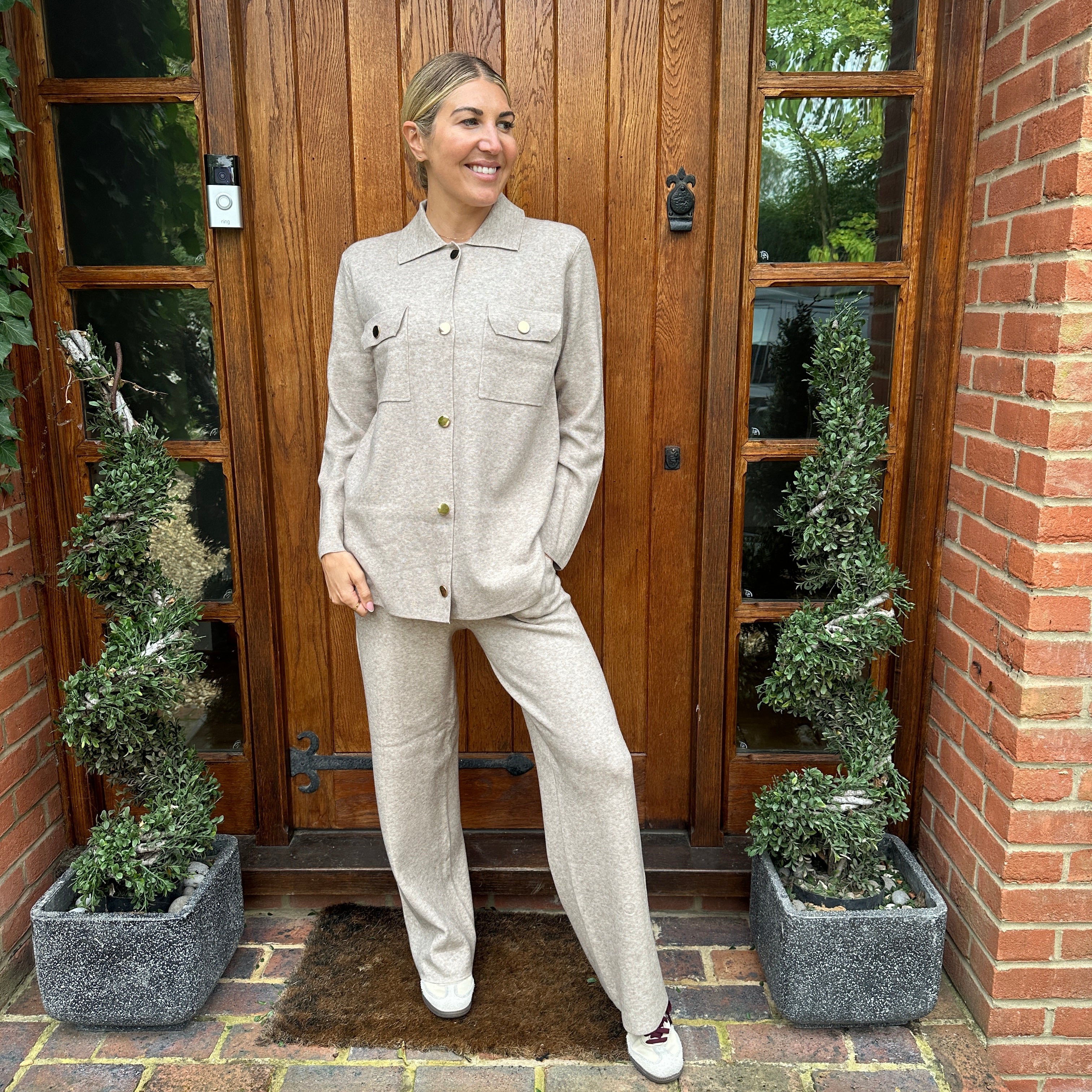 Juliette Button Co Ord - Blush Boutique Essex