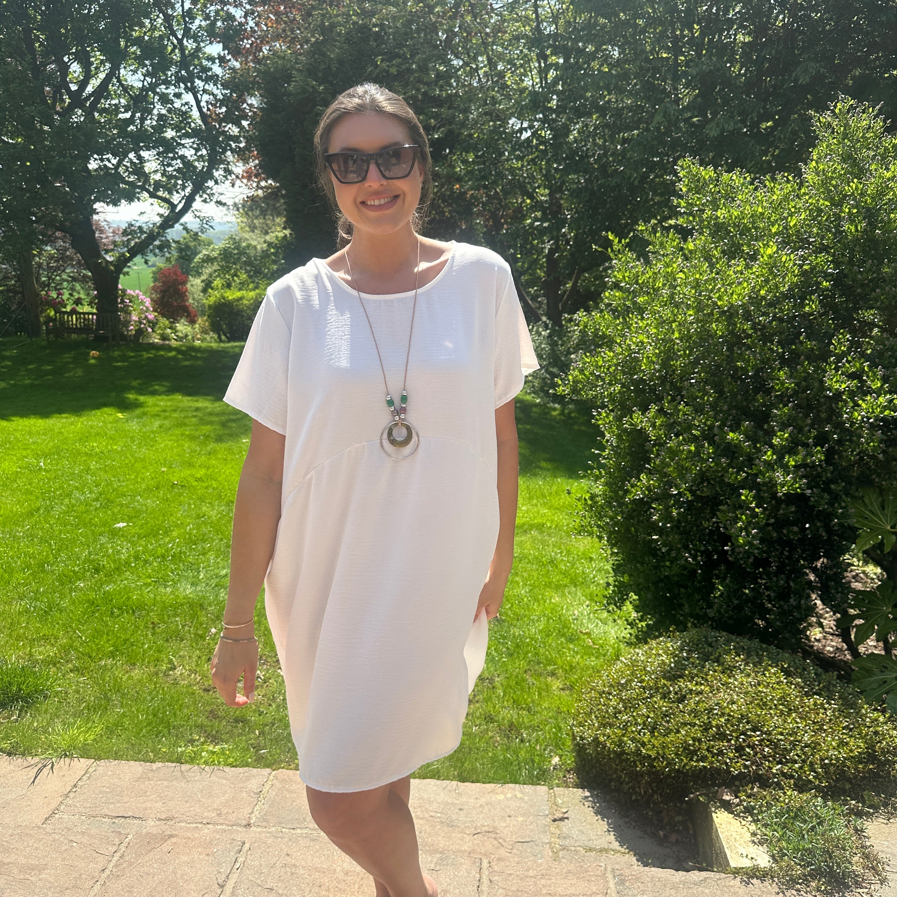 Taylor Necklace Dress - Blush Boutique Essex
