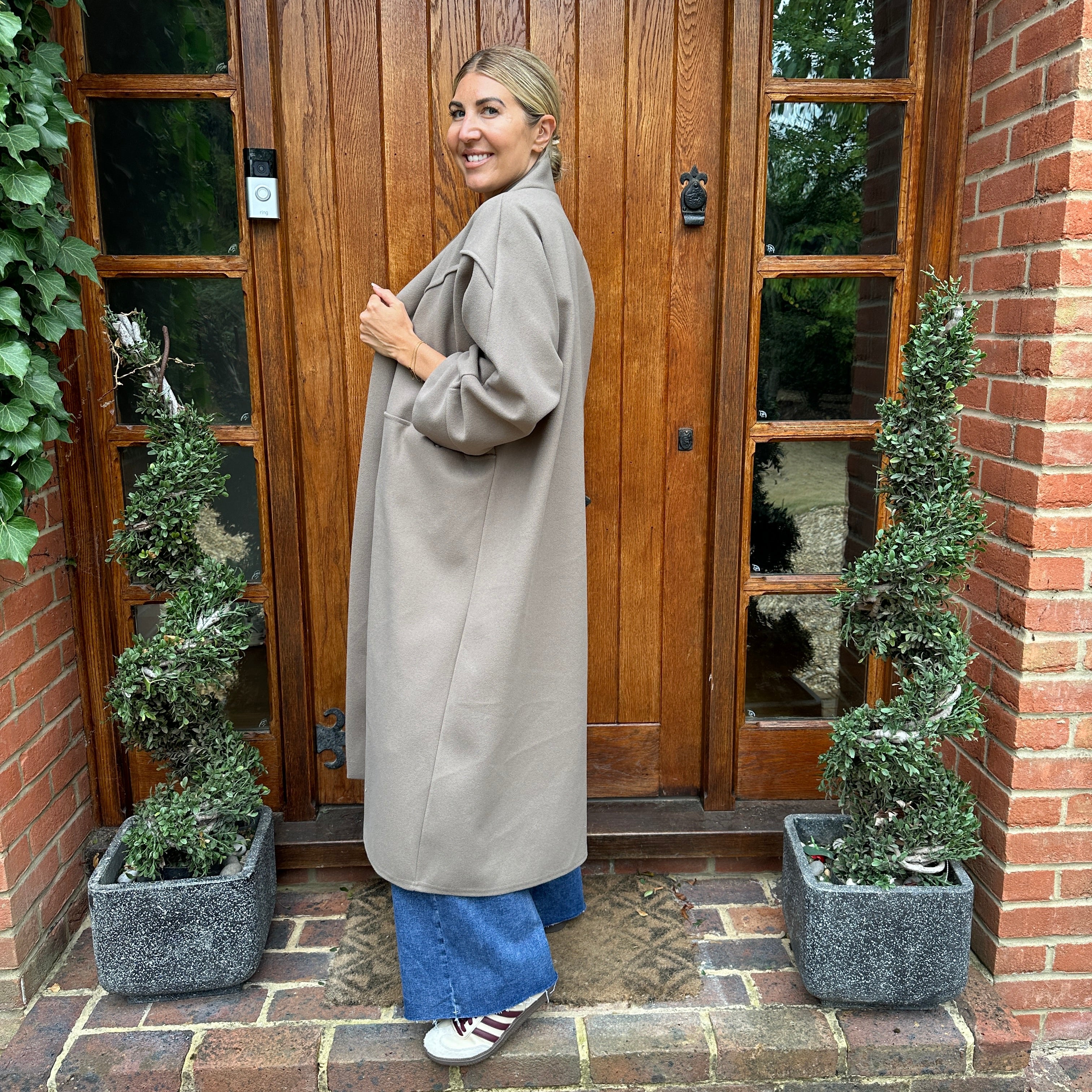 Frank Duster Coat - Blush Boutique Essex