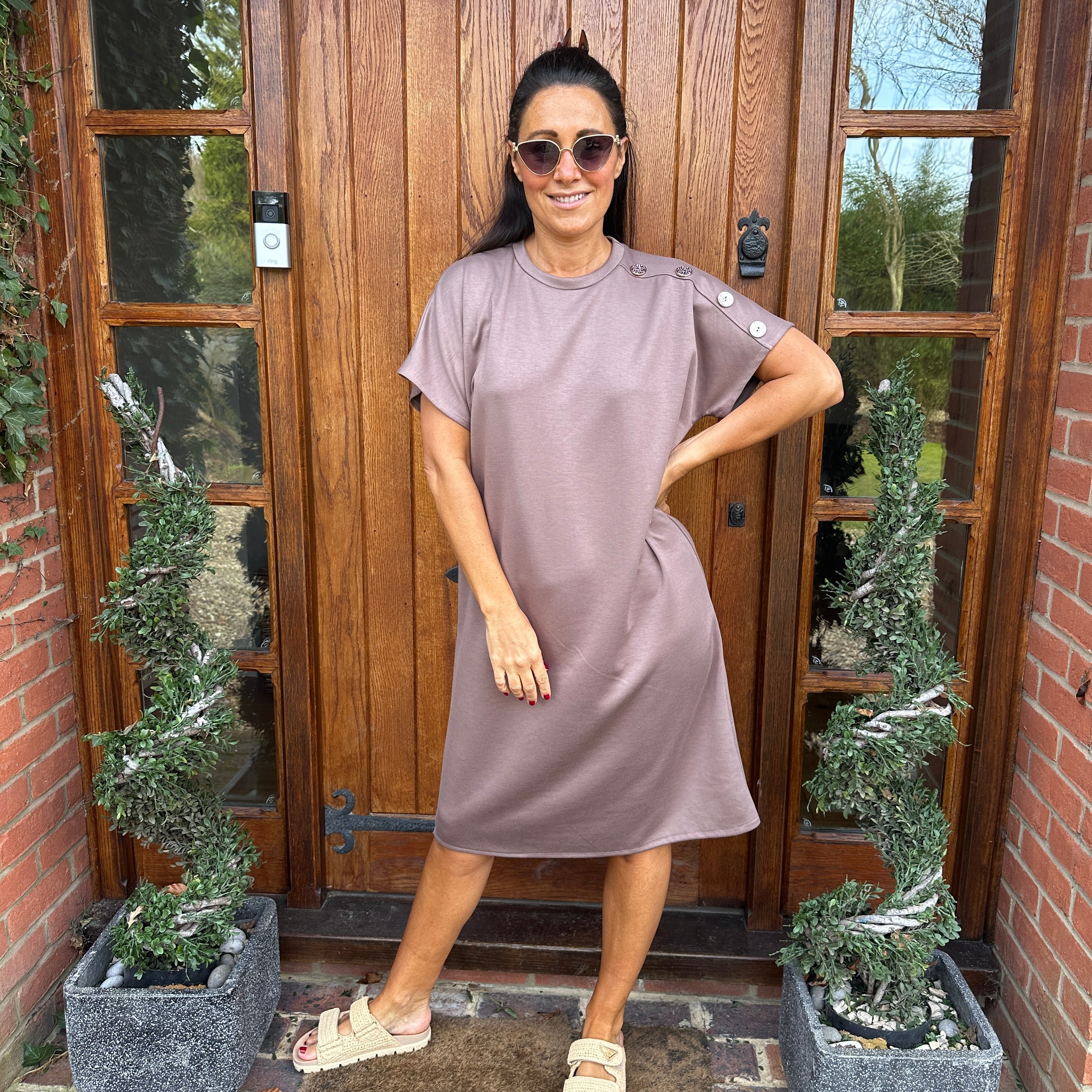 Heidi Belt Dress - Blush Boutique Essex