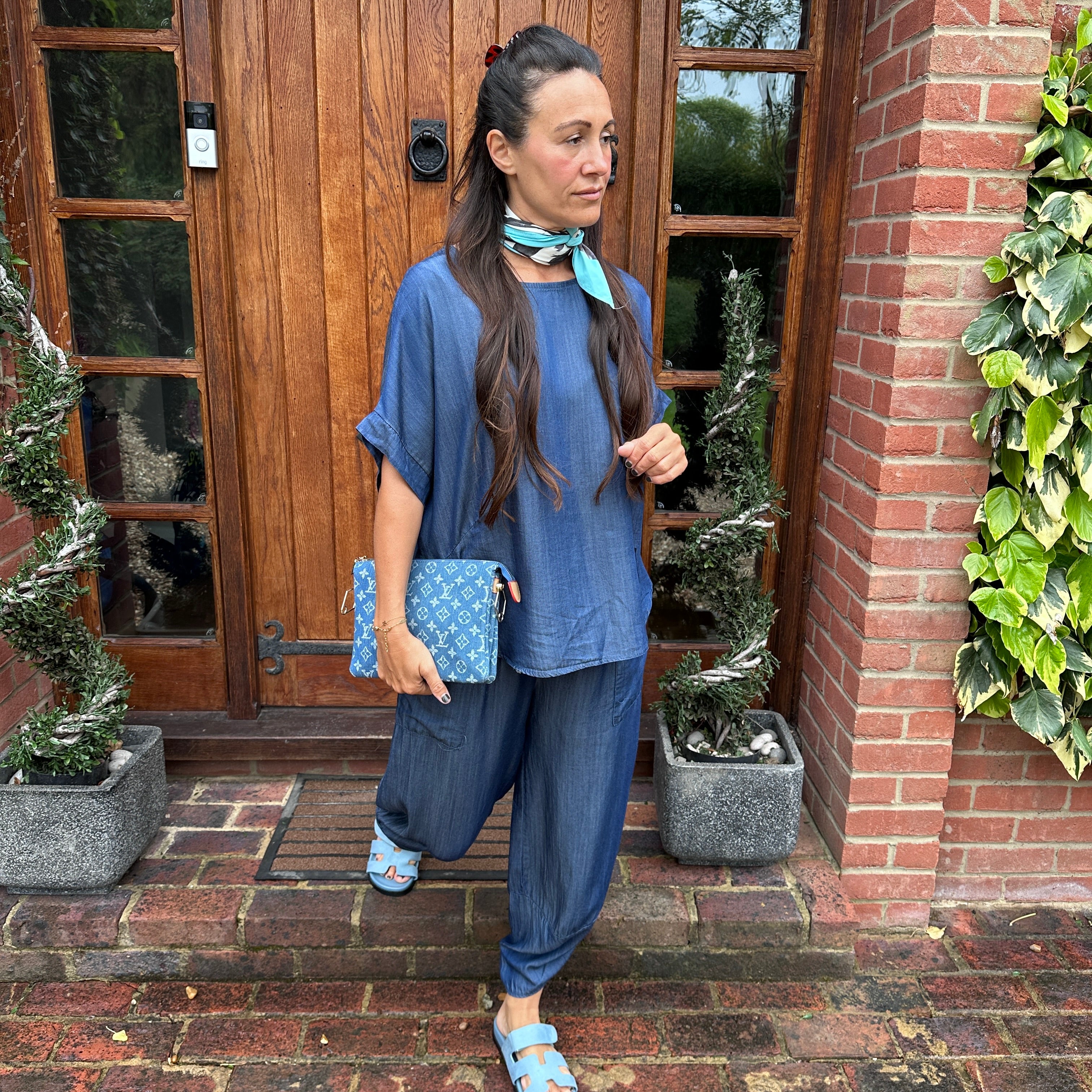 Lola Denim Co Ord - Blush Boutique Essex