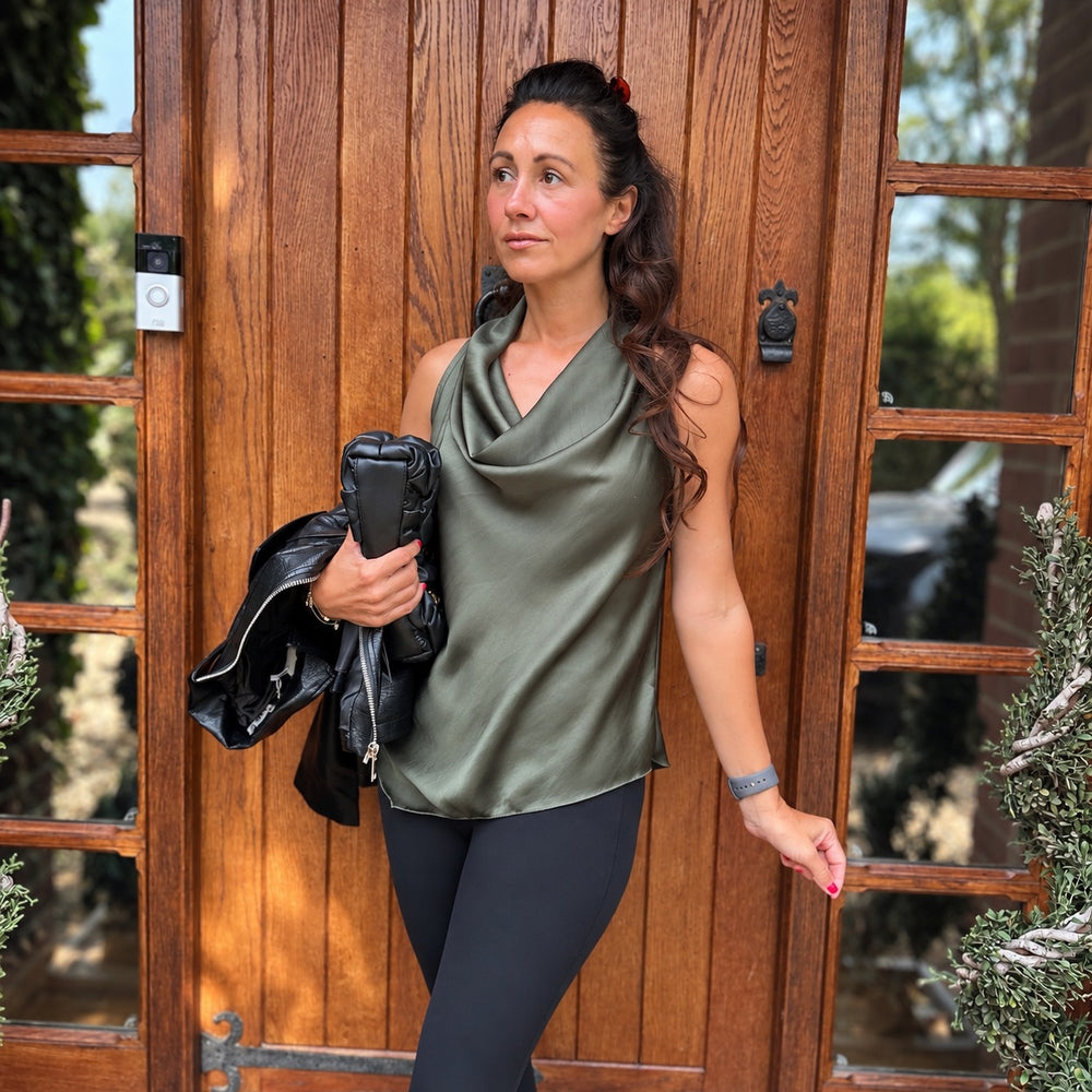 Callie Satin Top - Blush Boutique Essex