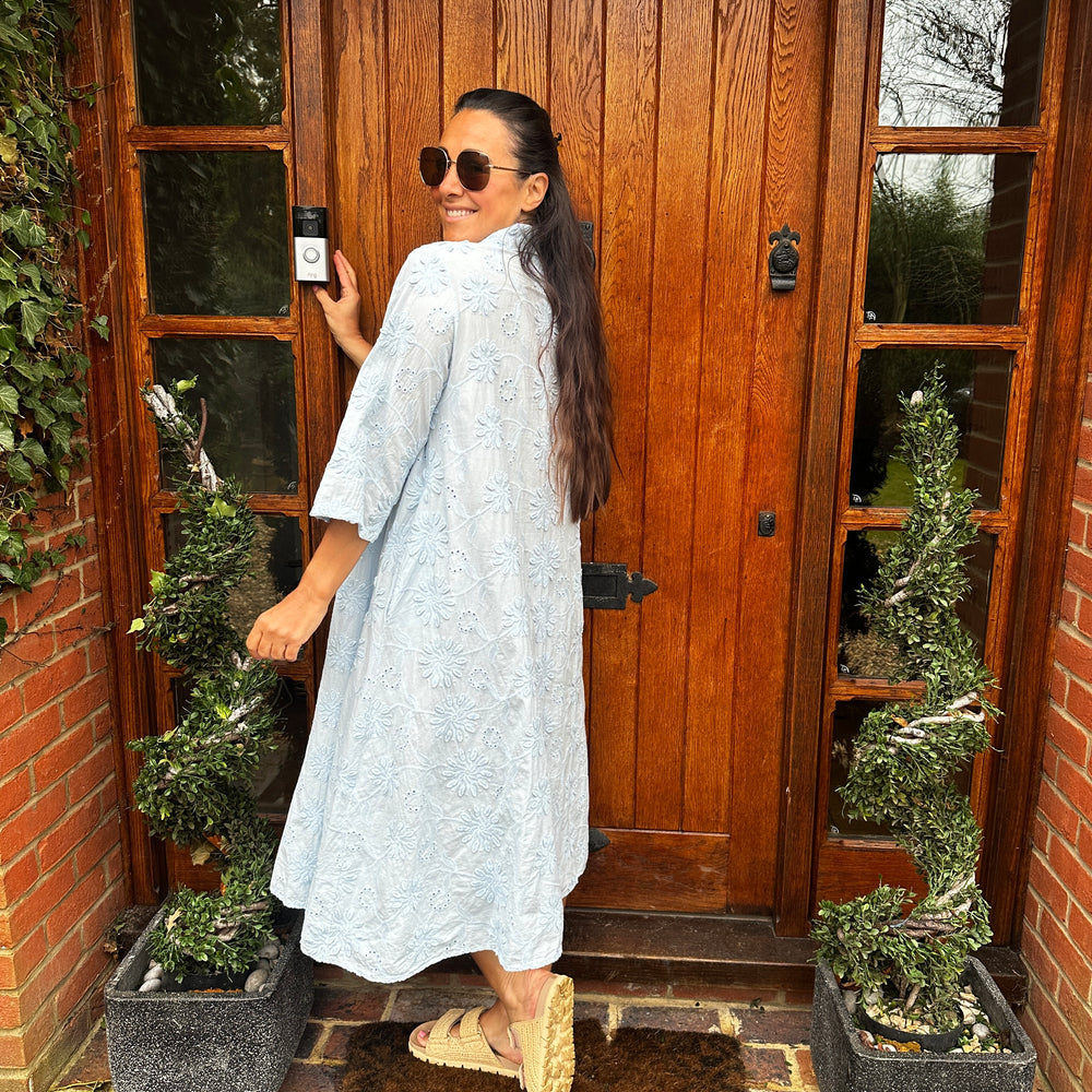 Poppy Embroidered Dress
