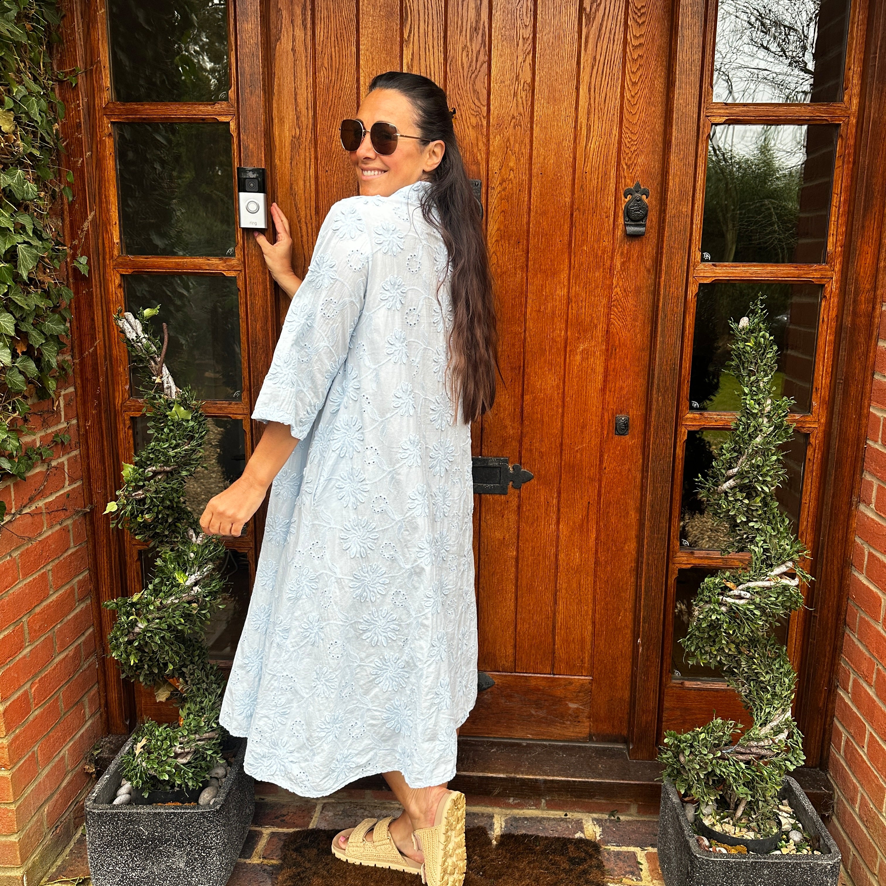 Poppy Embroidered Dress