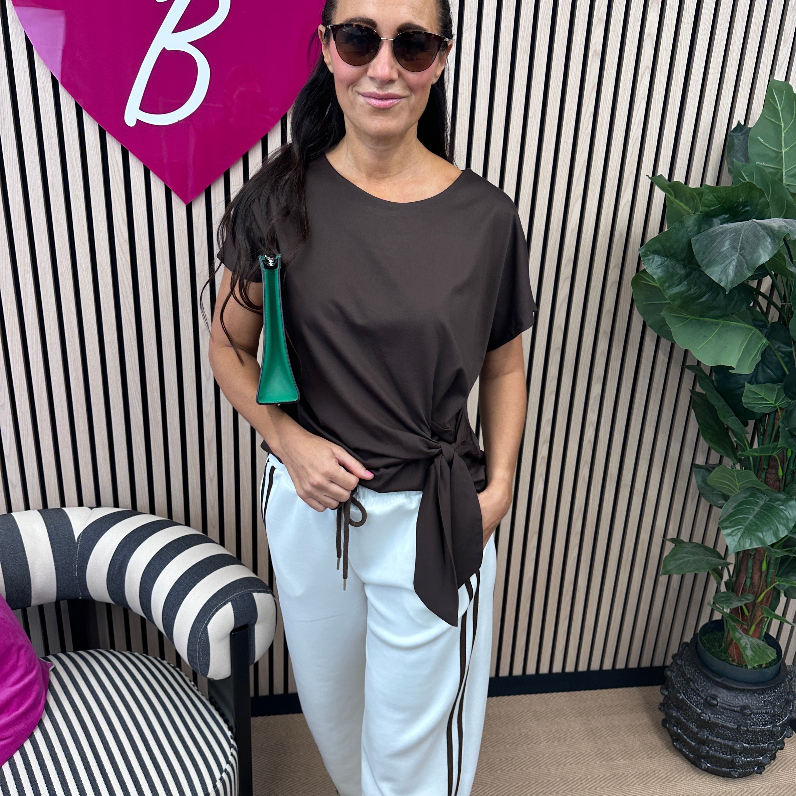 Haze Tie Top - Blush Boutique Essex