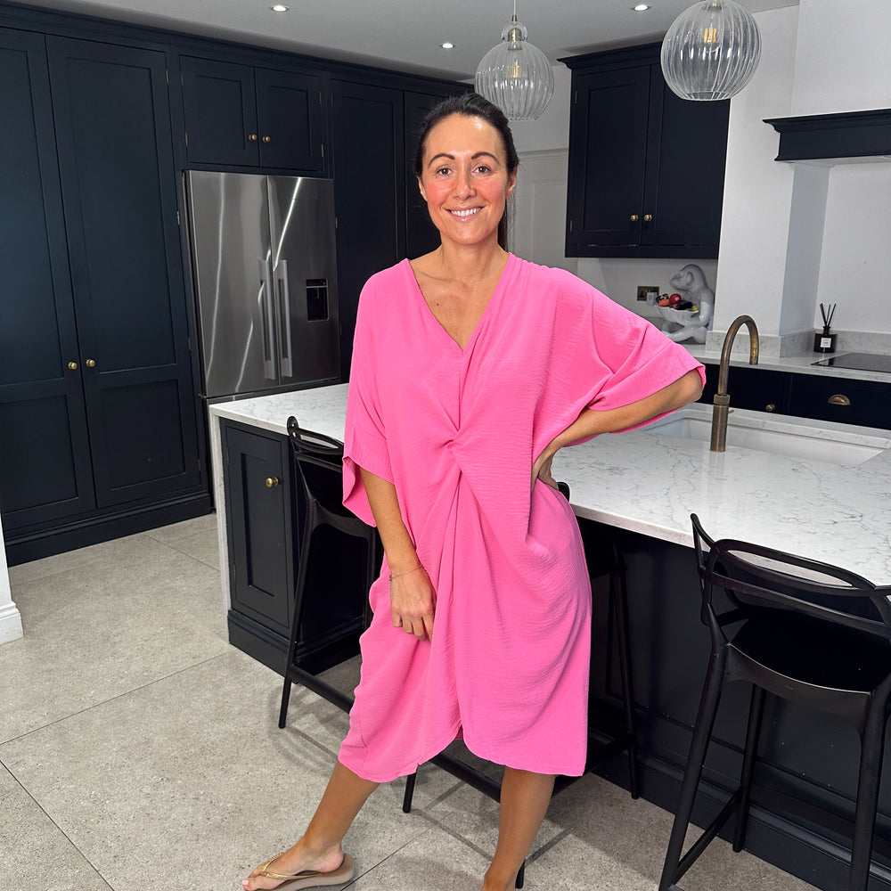 Tiffany Knot Dress - Blush Boutique Essex