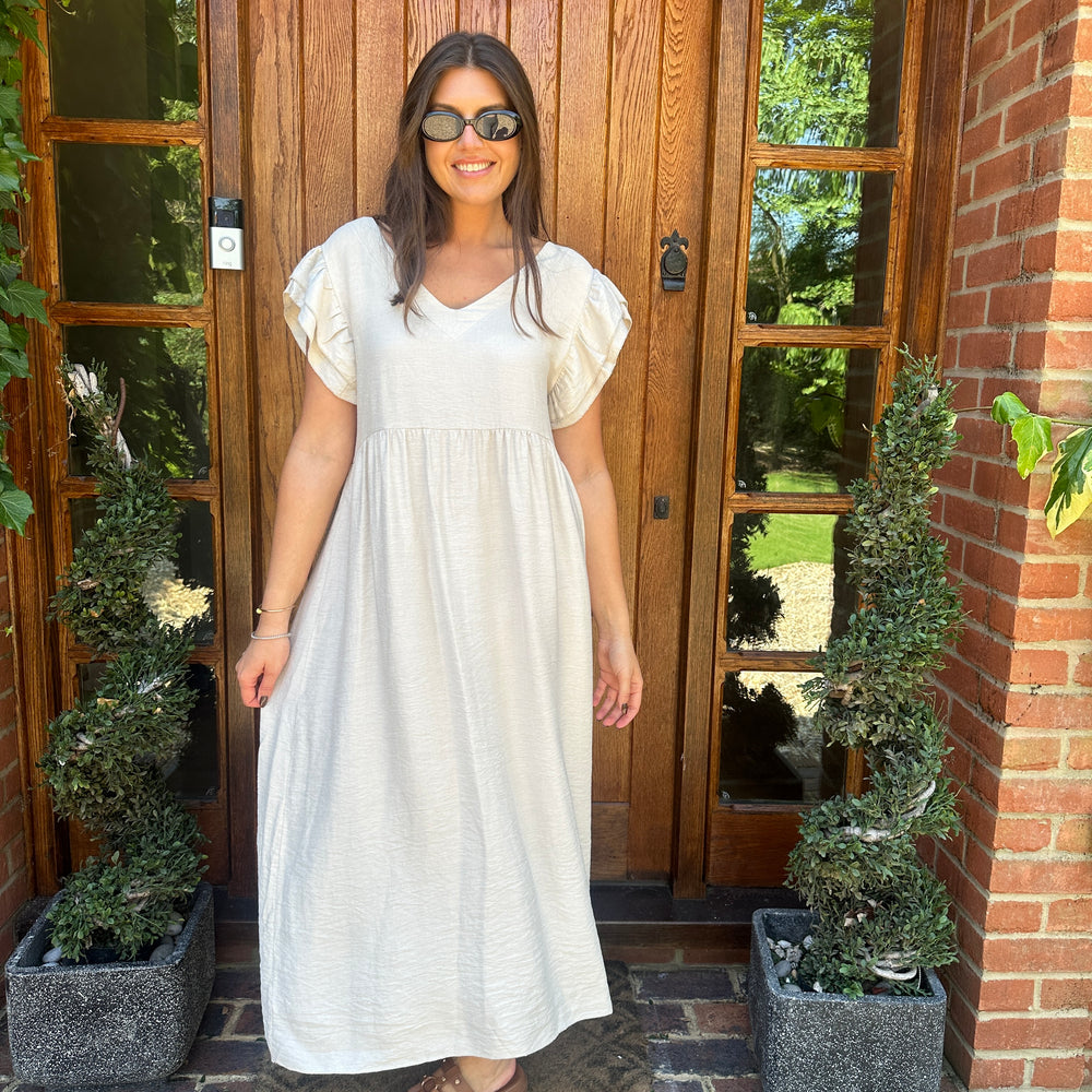 Sam Button Dress - Blush Boutique Essex