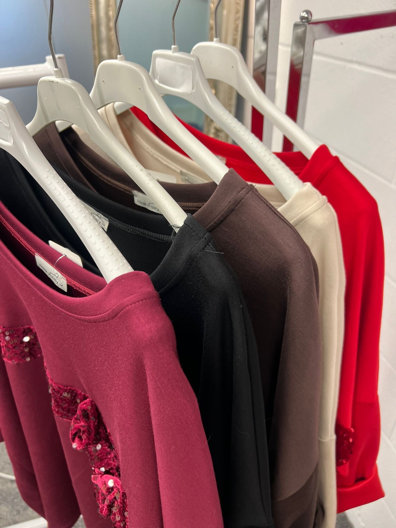 Neve Bow Sweatshirt - Blush Boutique Essex