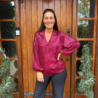 Gabrielle Sequin Top - Blush Boutique Essex