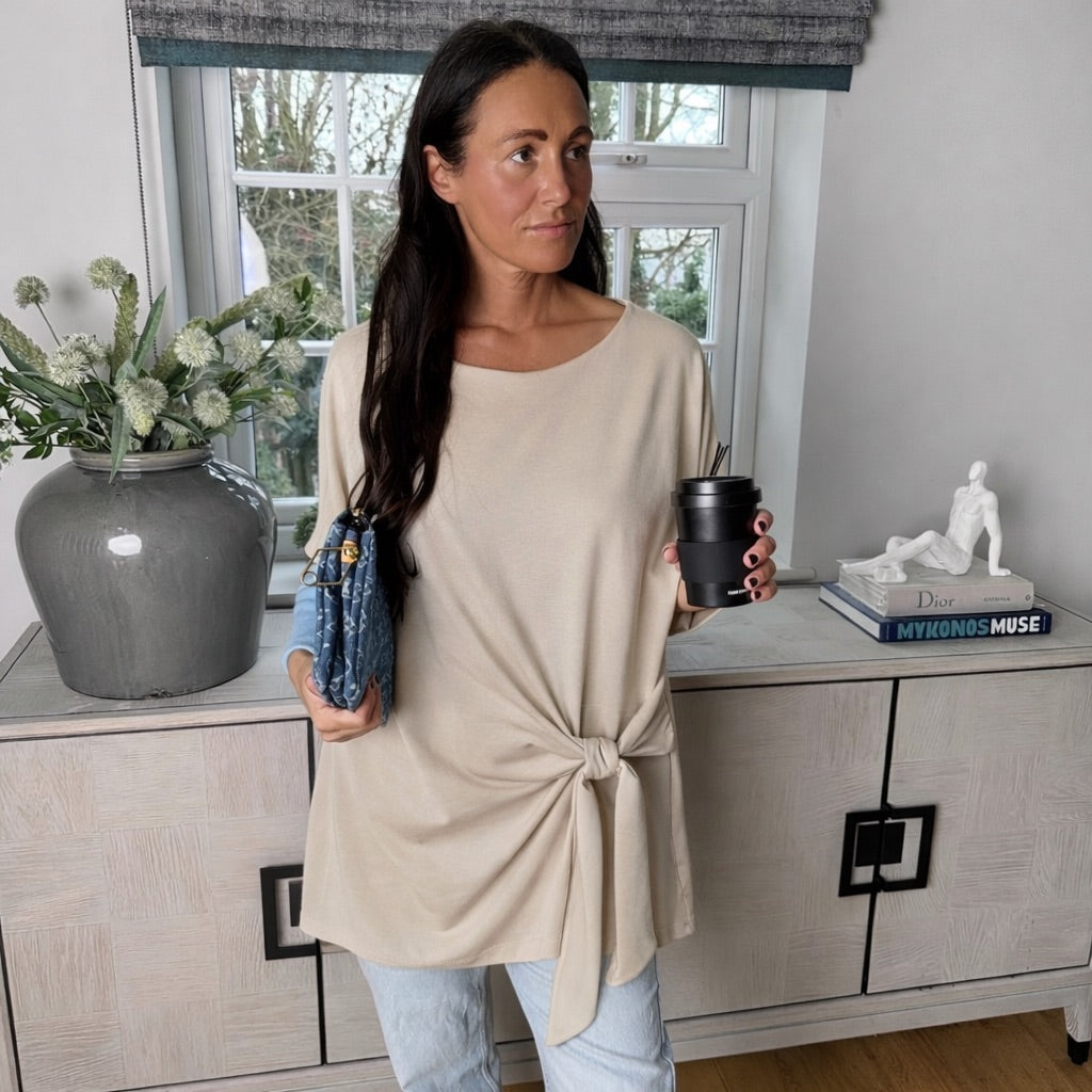 Haze Tie Top - Blush Boutique Essex