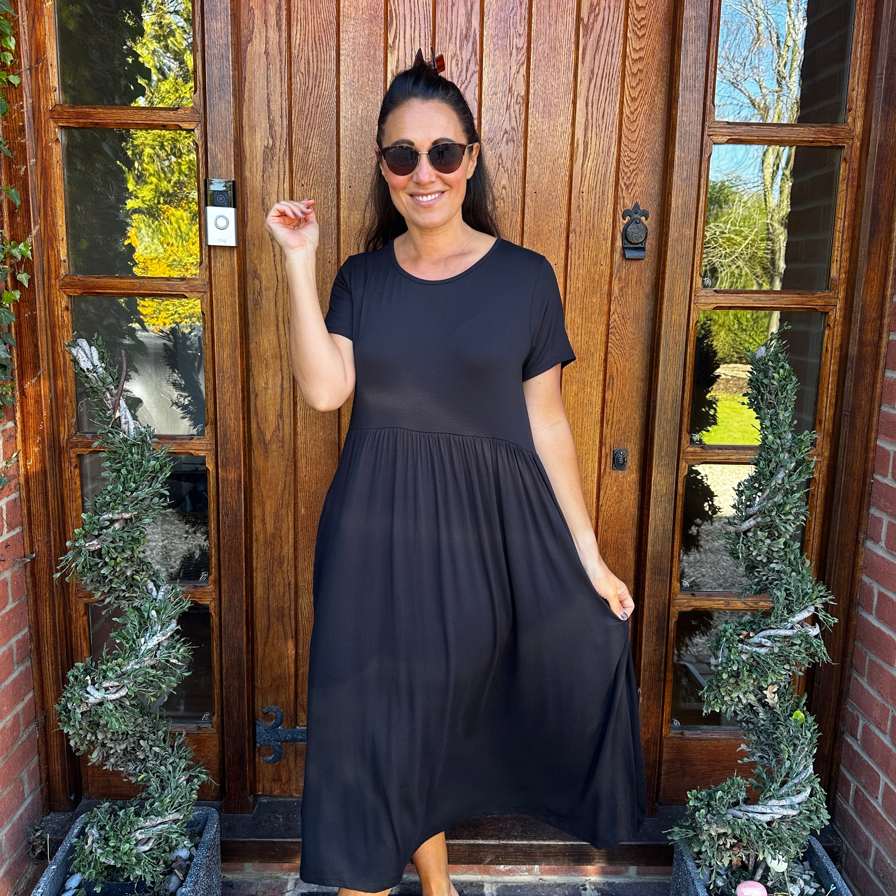 Helena Jersey Dress - Blush Boutique Essex