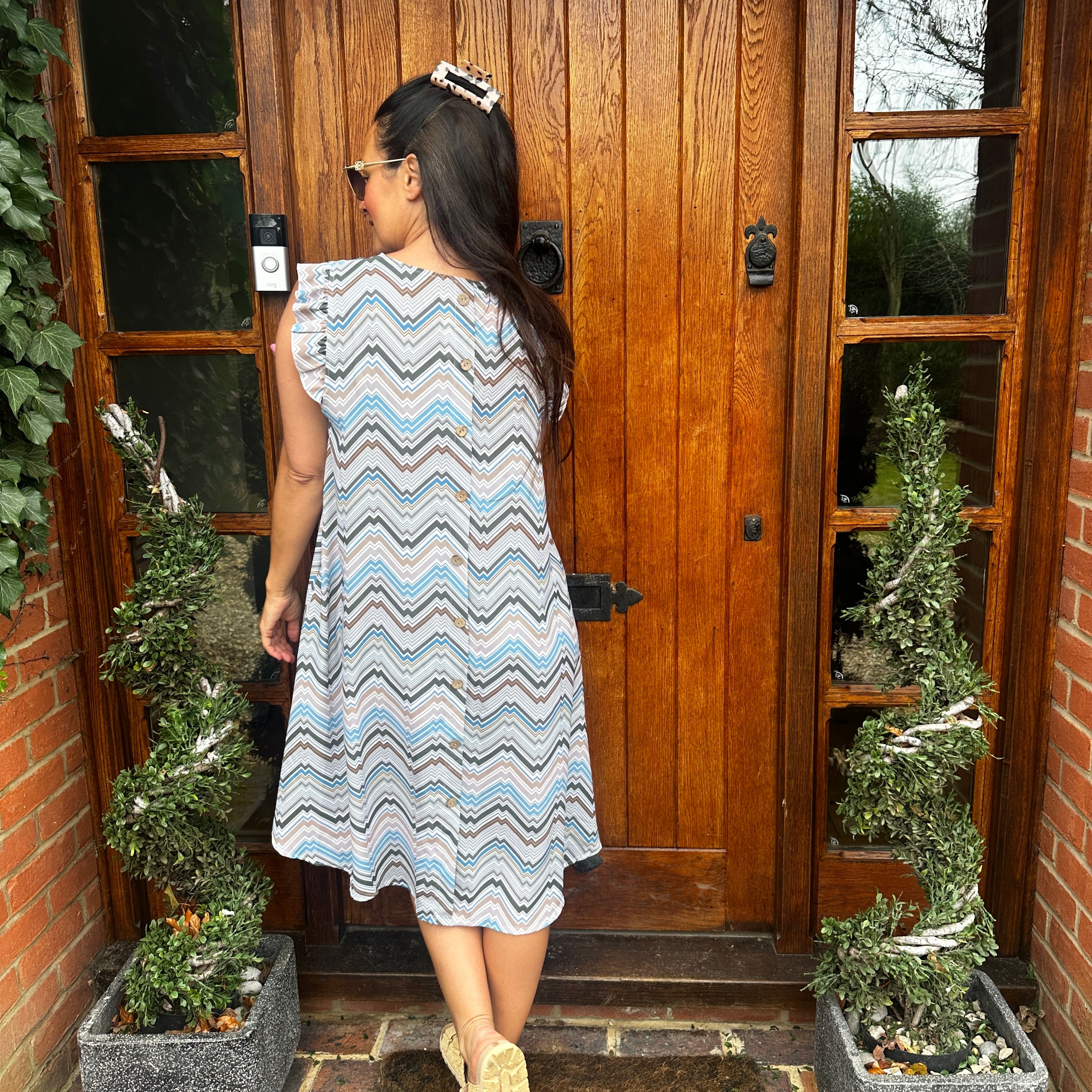Mimi Button Dress - Blush Boutique Essex