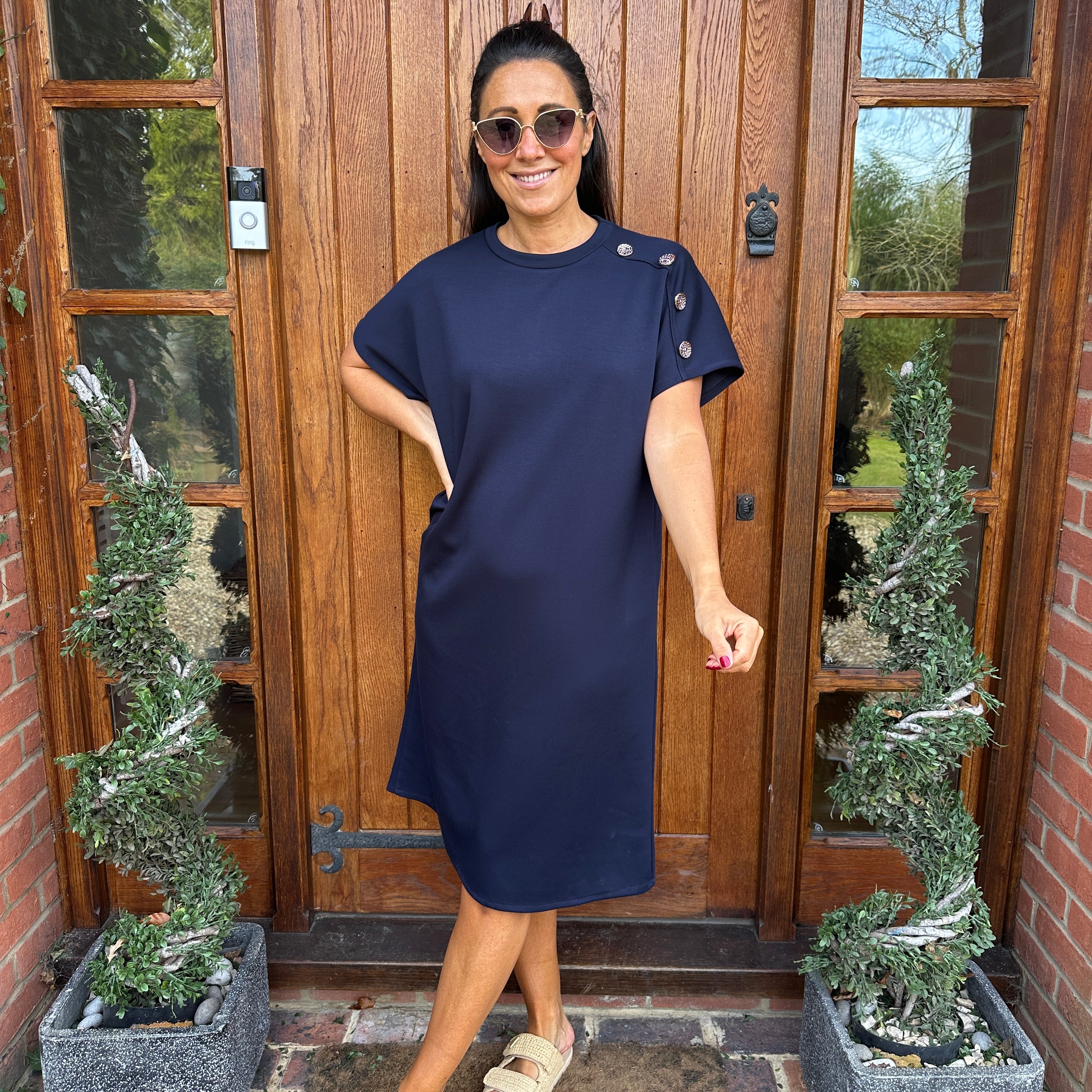 Heidi Belt Dress - Blush Boutique Essex