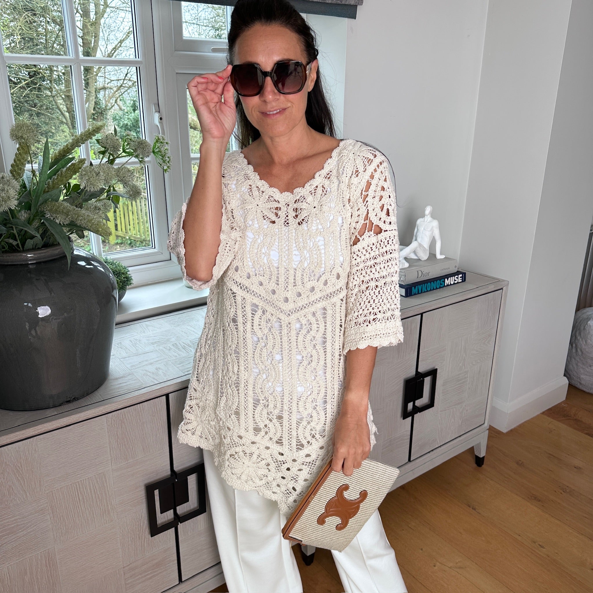 Roman Crochet Top - Blush Boutique Essex