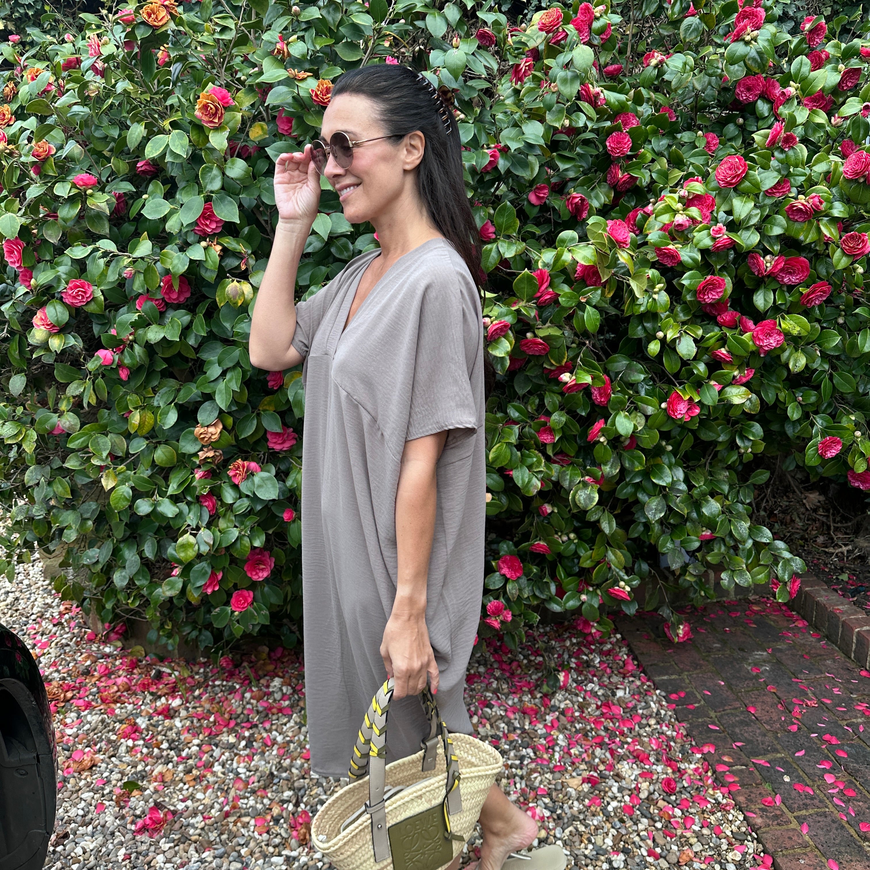 Faith V Neck Dress - Blush Boutique Essex