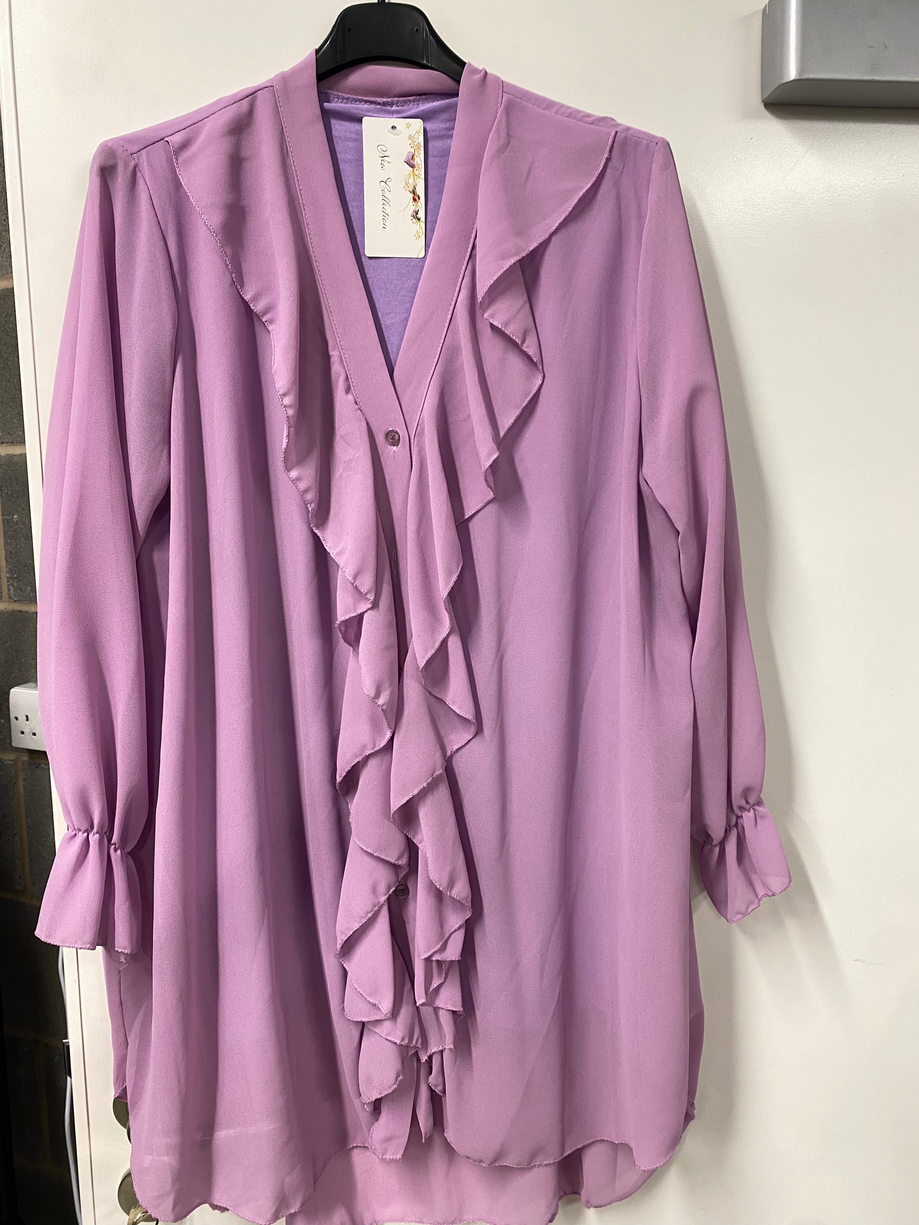 Santiago Frill Shirt - Blush Boutique Essex
