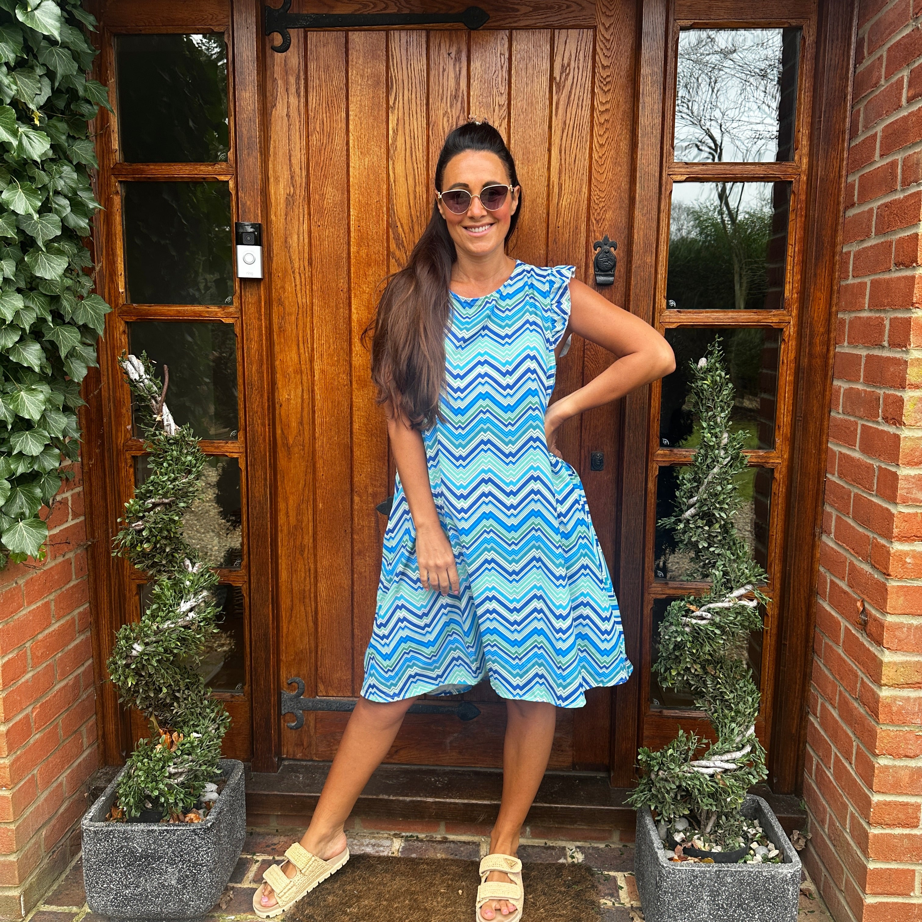 Mimi Button Dress - Blush Boutique Essex