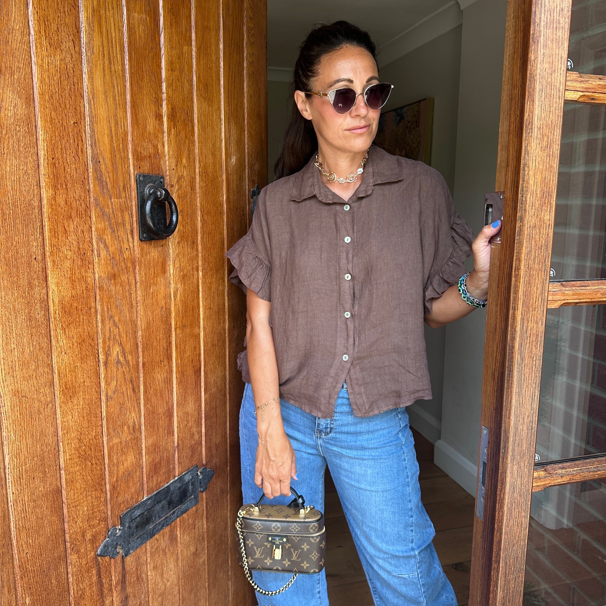 Kayla linen shirt