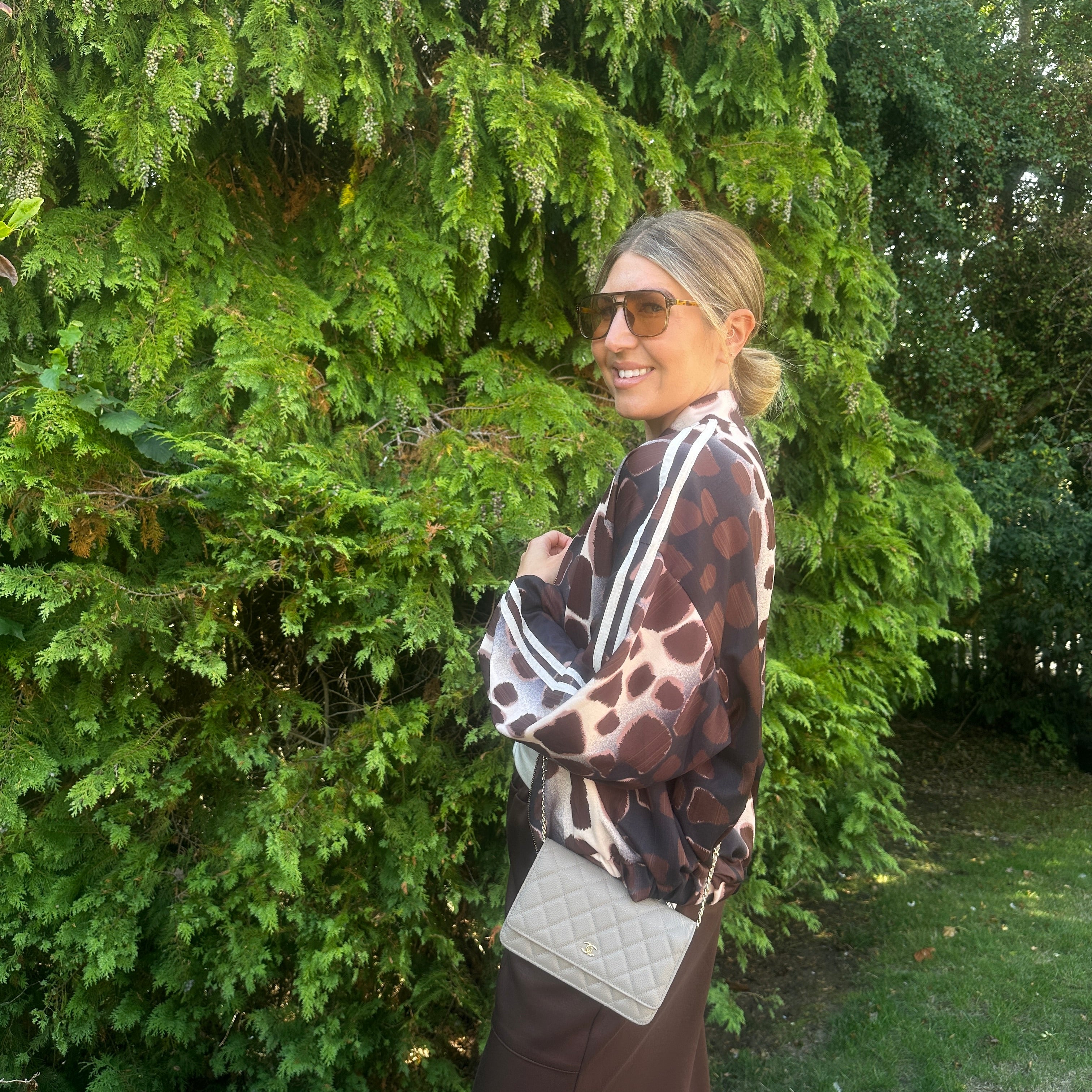 Pia Leopard Bomber - Blush Boutique Essex