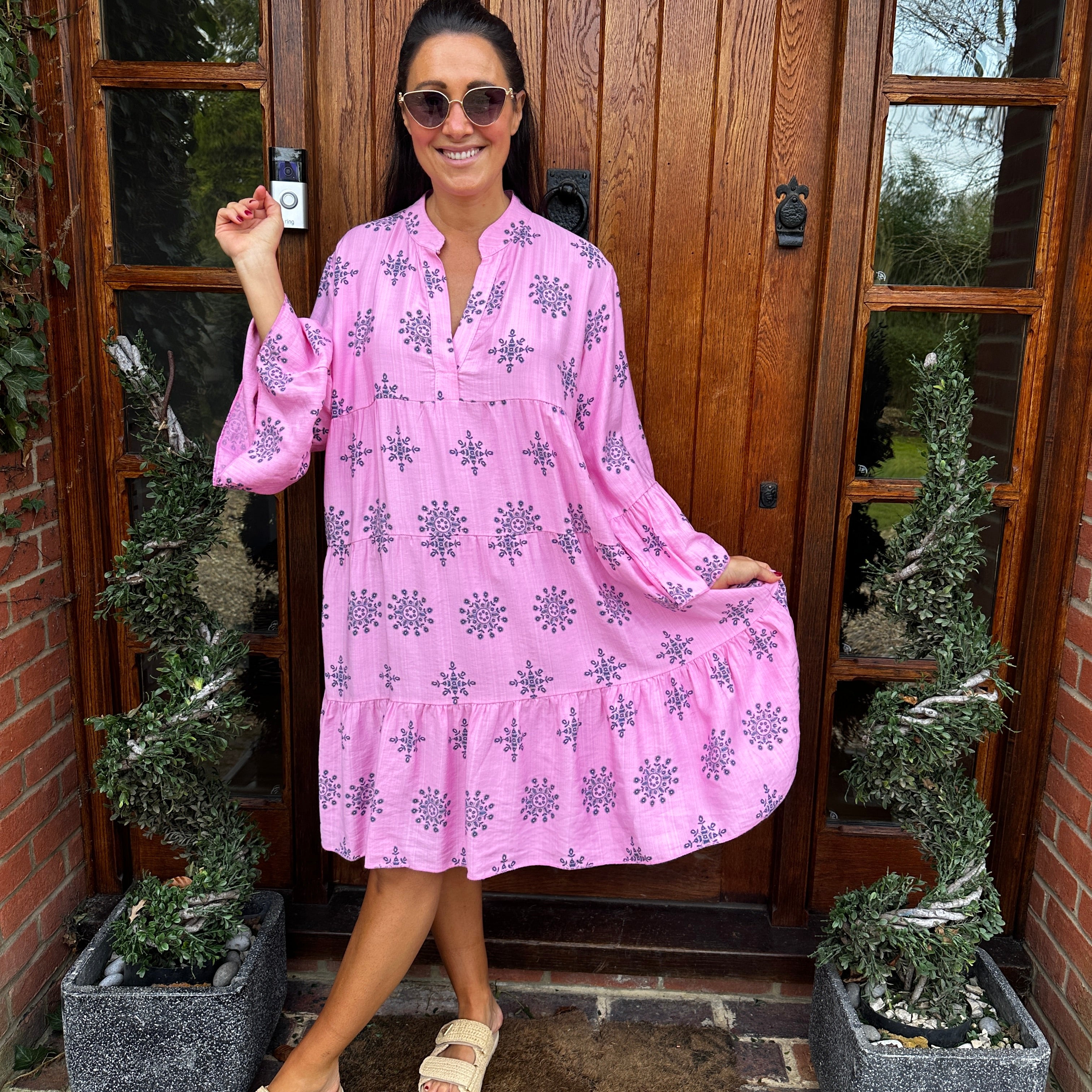 Delilah Swing Dress - Blush Boutique Essex