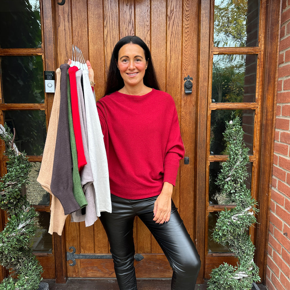 Bree Soft Knit Jumper - Blush Boutique Essex