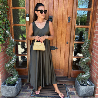 Claudia Satin Maxi