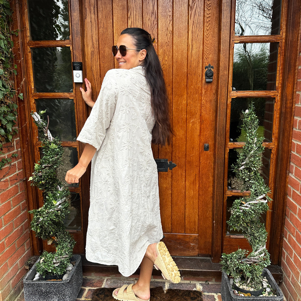 Poppy Embroidered Dress