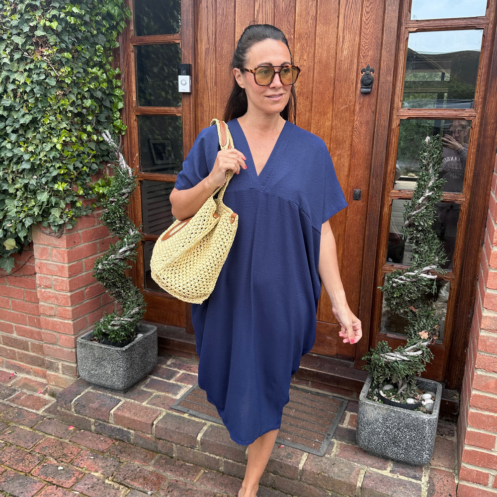 Faith V Neck Dress - Blush Boutique Essex