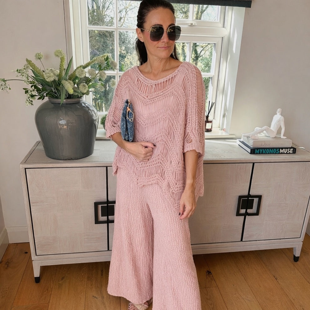Saffron Crochet Knit - Blush Boutique Essex