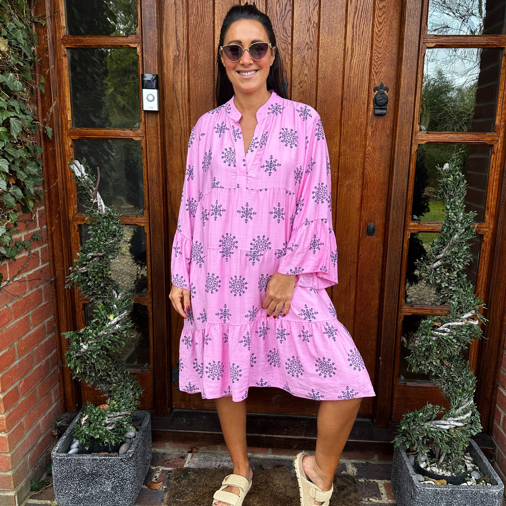 Delilah Swing Dress - Blush Boutique Essex